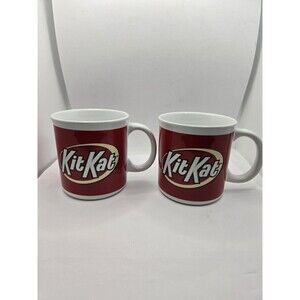 Kit Kat Coffee Mug 11oz By Galerie Novelty Vintage Collectable Pair